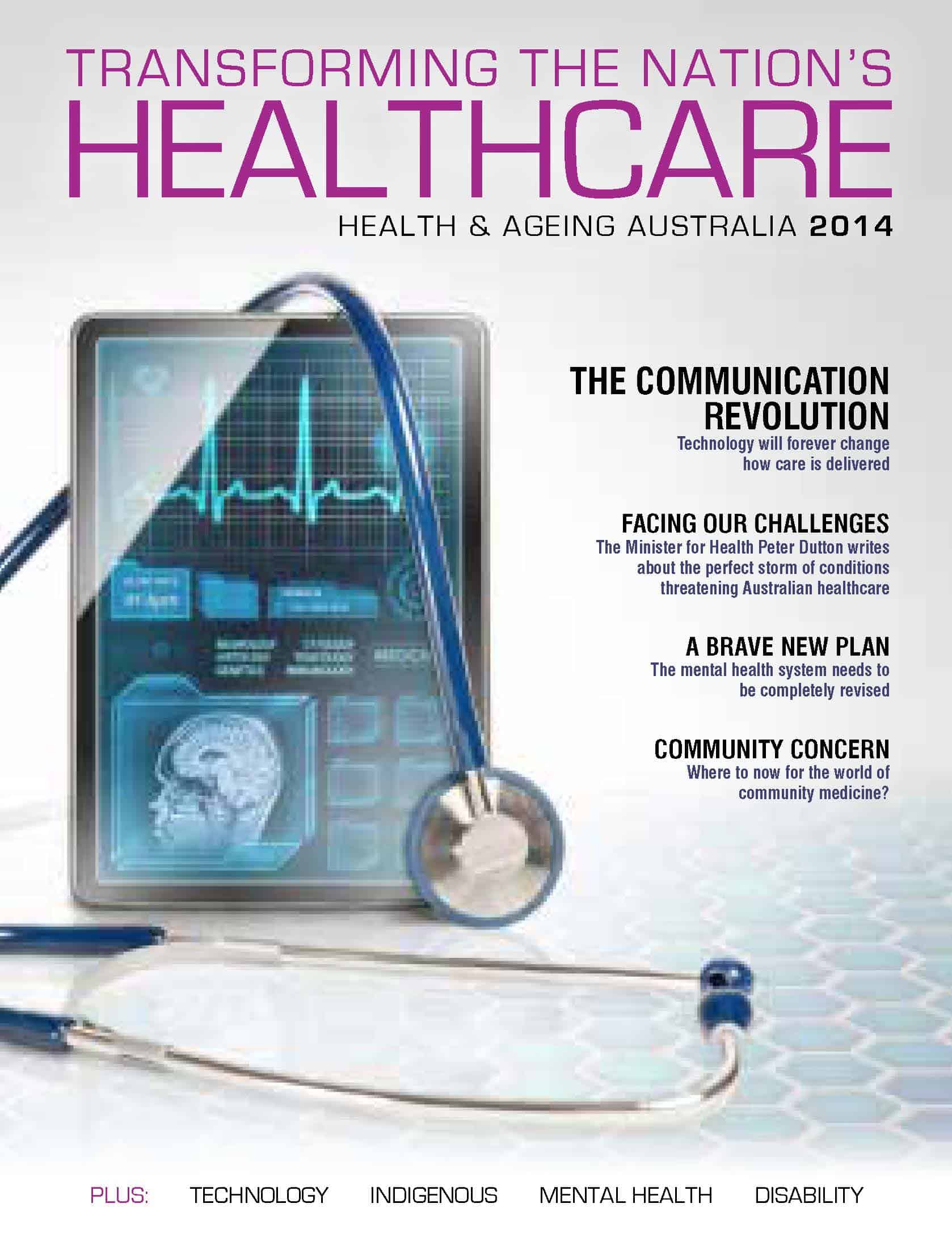 Transforming The Nation's Healthcare 2014 cover